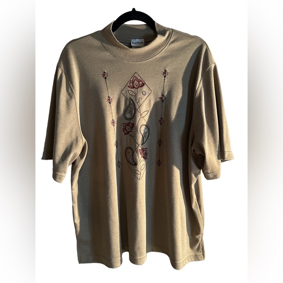 ♥️ BONWORTH Vintage Top | size XL Brown - Picture 1 of 8